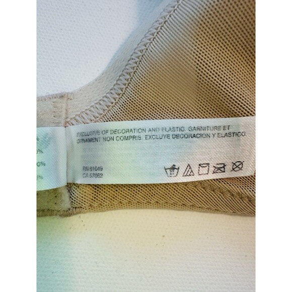 WACOAL 853281 Ultimate Side Smoother Underwire T-Shirt Beige Bra SIZE 34D - Picture 11 of 12
